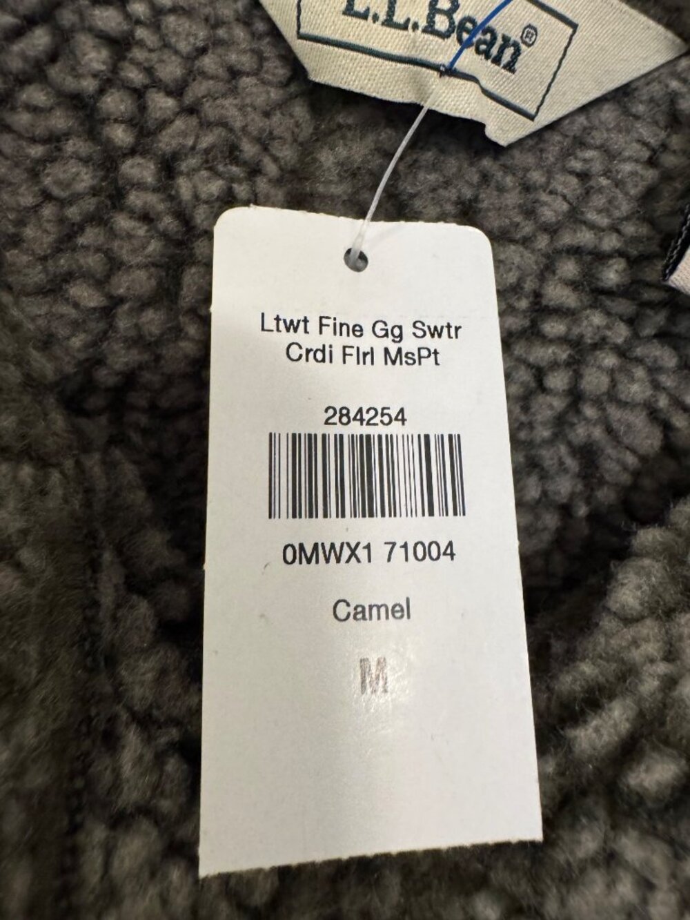 L.L. Bean Womens Medium Camel Sherpa Lined Suede Vest Button Front Outdoor - Picture 5 of 7